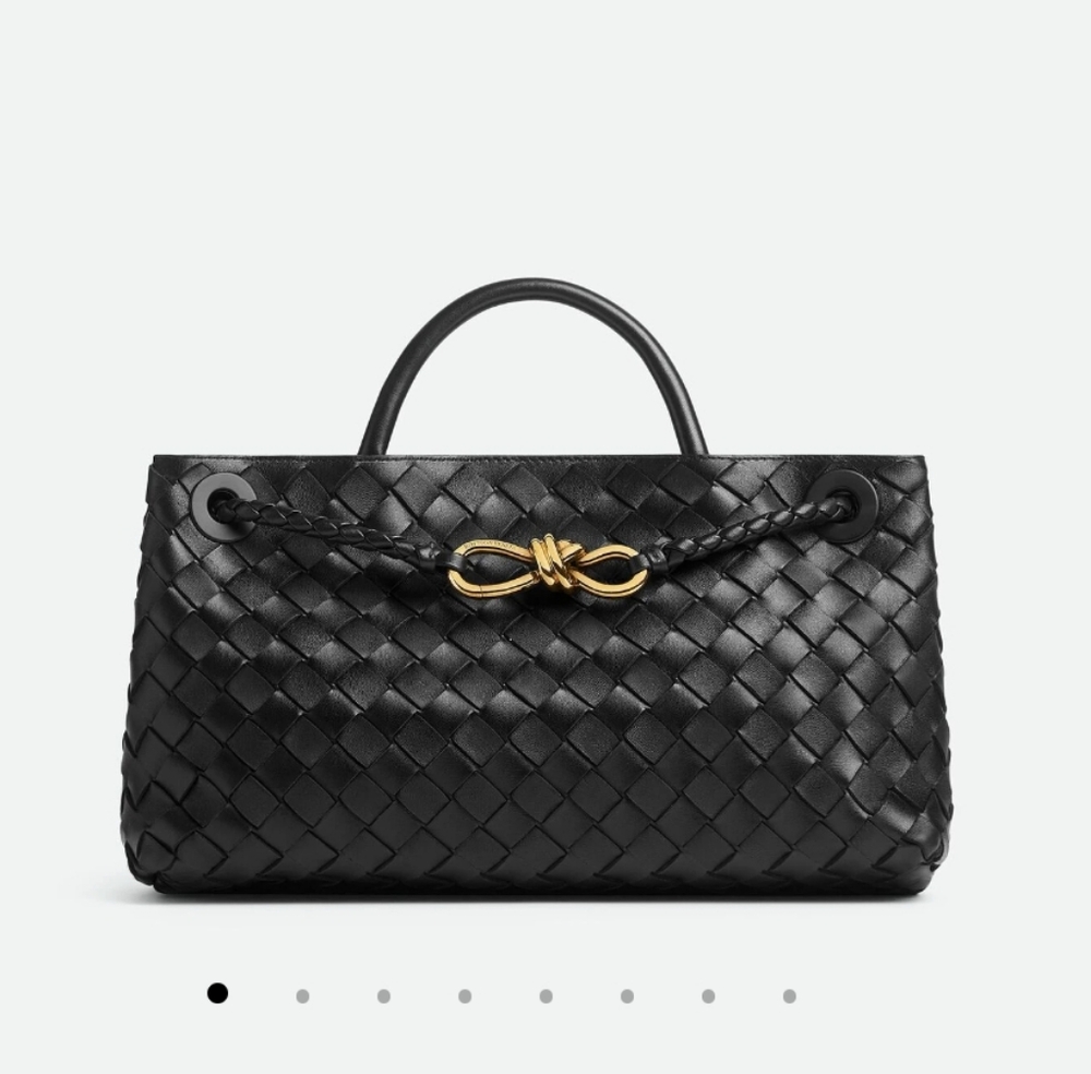 Bottega Veneta Black East-West Andiamo Bag